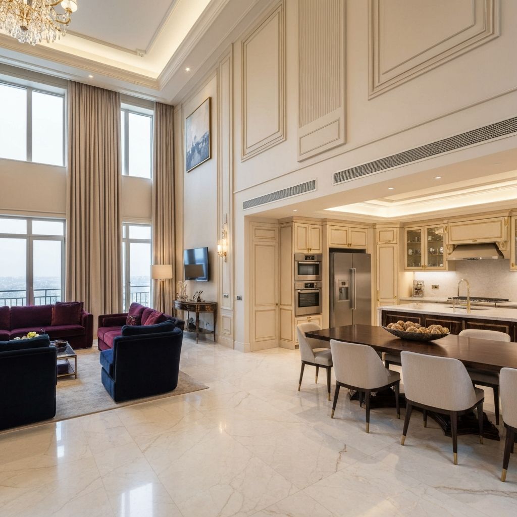 Luxury interior design in Zakaki apartment, Limassol